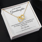 Granddaughter Gift from Grandpa – Interlocking Hearts Necklace
