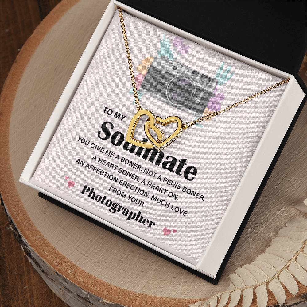 Funny Soulmate Necklace Gift from Photographer – Gift Box