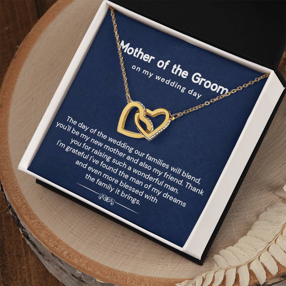 Mother of Groom Necklace Gift from Bride With Gift Box
