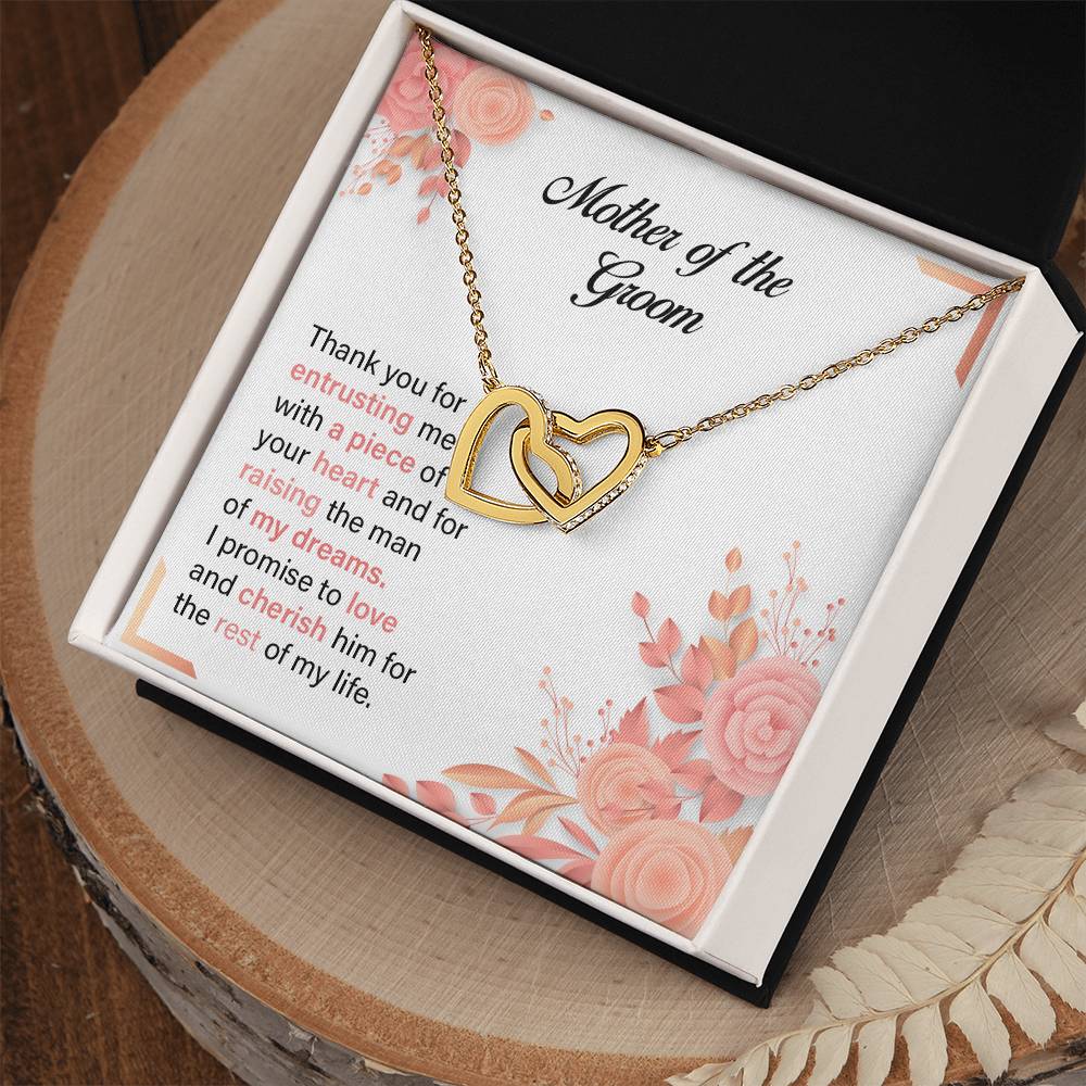 Sentimental Mother of Groom Jewelry With Message Card