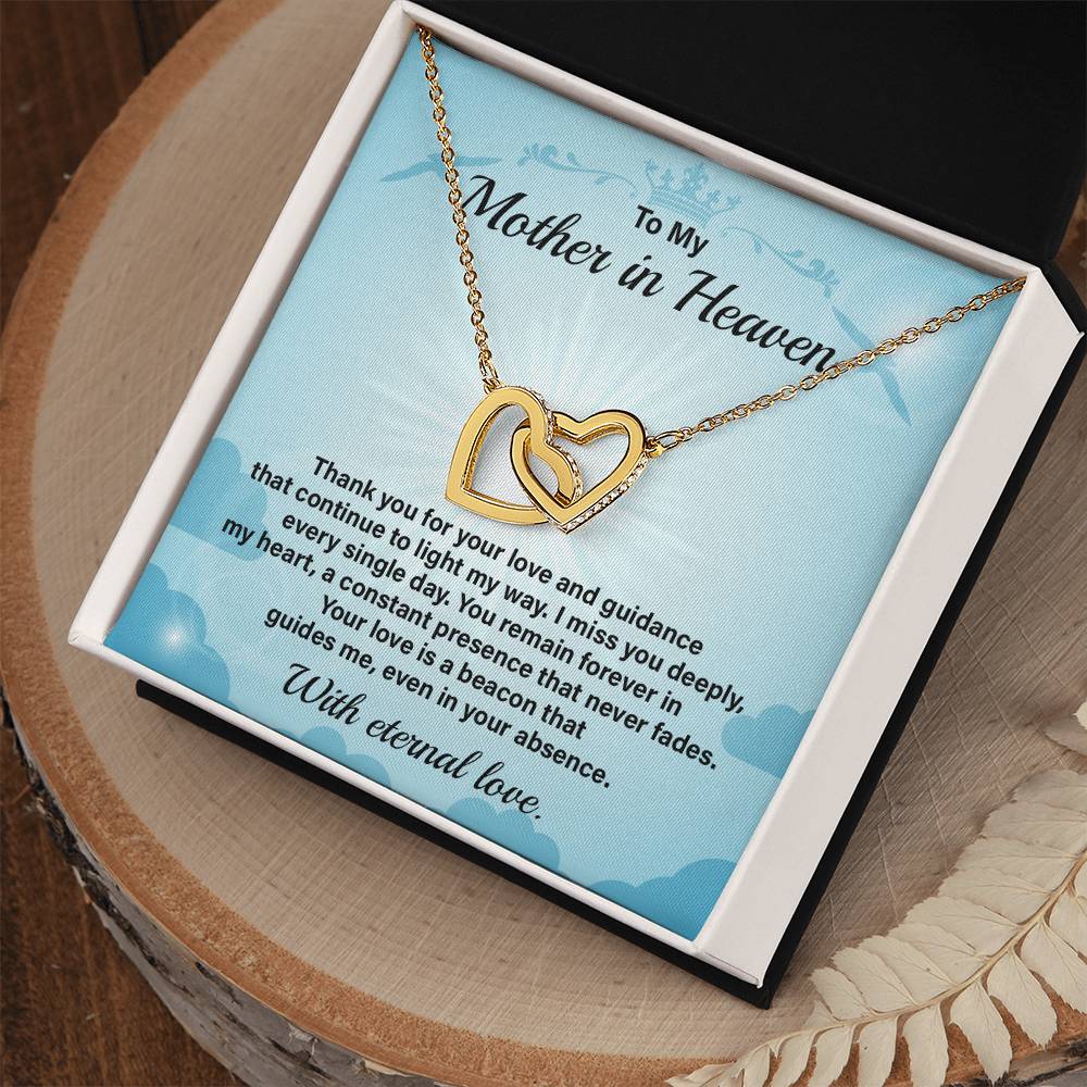 Mother in Heaven Necklace Gift from Daughter