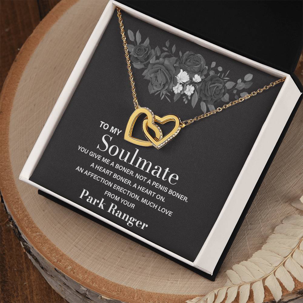 Funny Soulmate Necklace Gift from Park Ranger – Gift Box