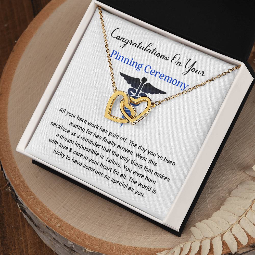 Congratulations On Your Pinning Ceremony Necklace Pinning Ceremony Necklace Gift Congratulations Pinning Ceremony Jewelry Pinning Ceremony Keepsake Necklace Special Heart Necklace Gift Gift For Graduates Pinning Ceremony