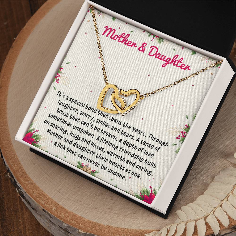 Mother And Daughter Its A Special Bond That Spans The Year, Christmas necklace