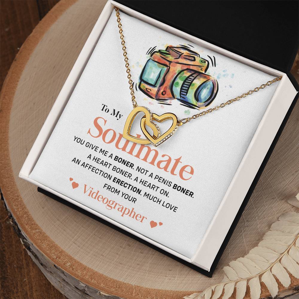 Funny Necklace Gift for Soulmate – Videographer Love