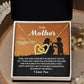 Son to Mother Necklace Gift with Family Message