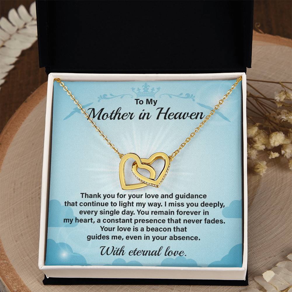 Mother in Heaven Necklace Gift from Daughter