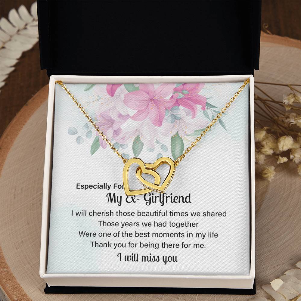 Ex-Girlfriend Gift – Heart Necklace with Message Card