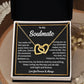 Soulmate Hearts Necklace with Message Card & Gift Box