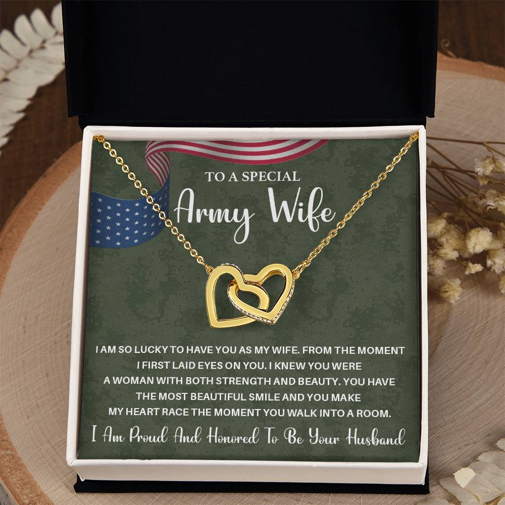 Army Wife Gift from Husband – With Message Card