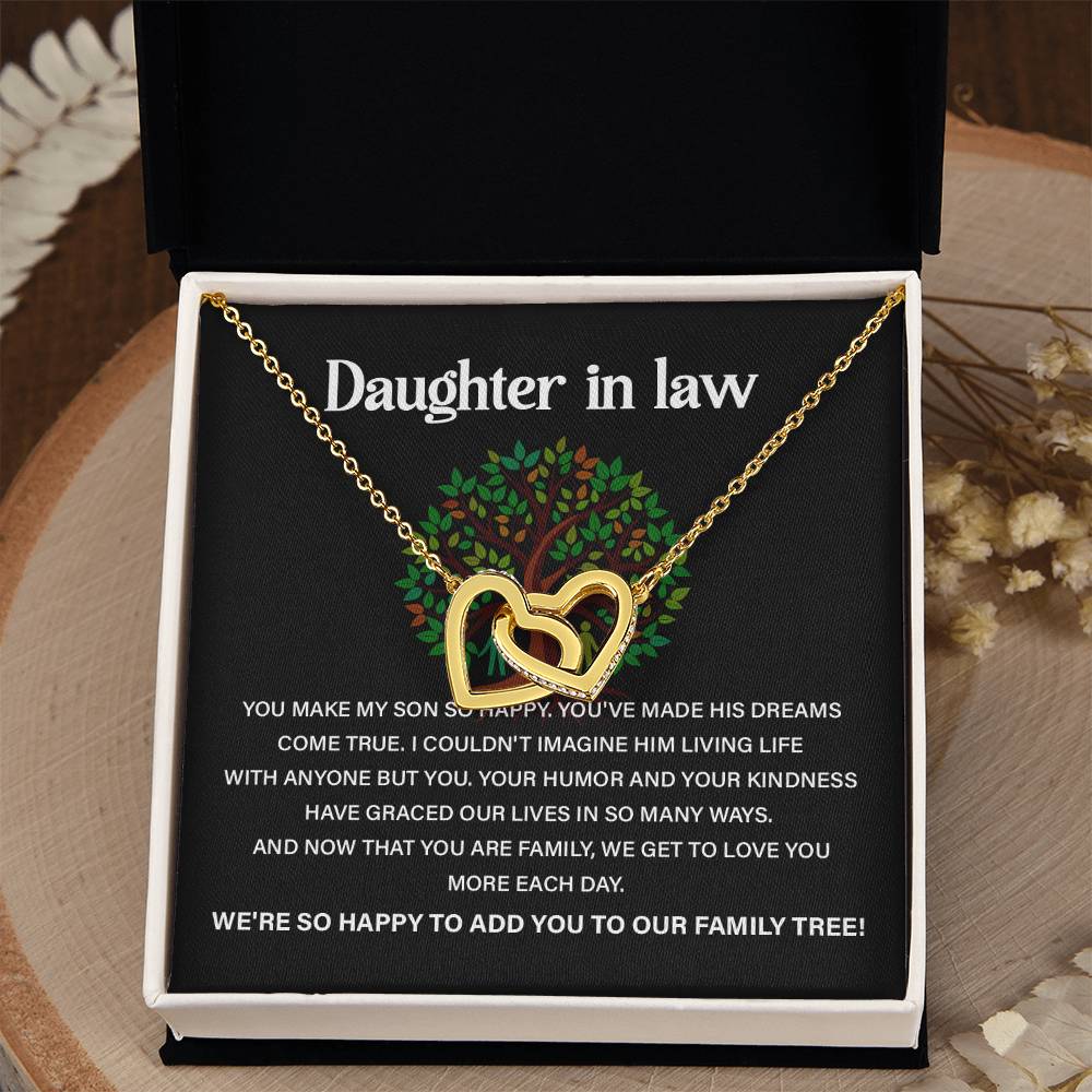 Daughter-in-law  Necklace For Daughter-in-law Loving Gift For Daughter-in-law Necklace For Daughter-in-law’s Happiness Gift For Daughter-in-law From Family Special Necklace For Daughter-in-law Gift For Daughter-in-law’s Marriage