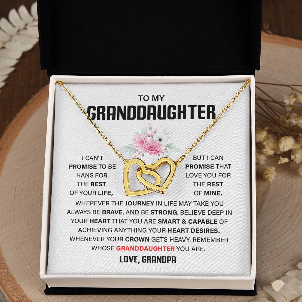 Granddaughter Gift from Grandpa – Interlocking Hearts Box