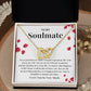 Soulmate Necklace Gift for Wife – Heart Pendant Box