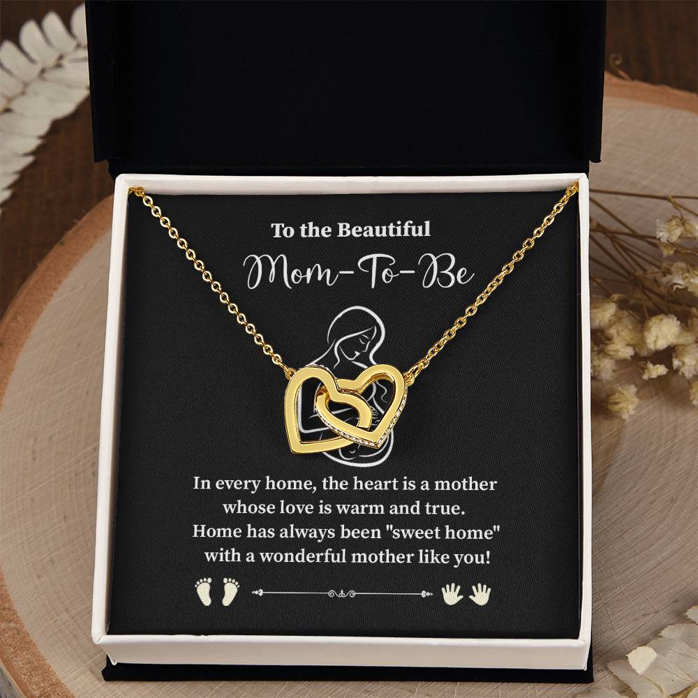 To The Beautiful Mom-to-be Heartfelt Necklace For Expecting Mothers Loving Jewelry For A New Mom Sweet Pendant Sentimental Gift For Mom-to-be Loving Pendant Appreciation Necklace Sentimental Pendant For Motherhood Sweet Pendant For A Growing Family