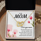 Mother Daughter Necklace Gift with Message Card Inside