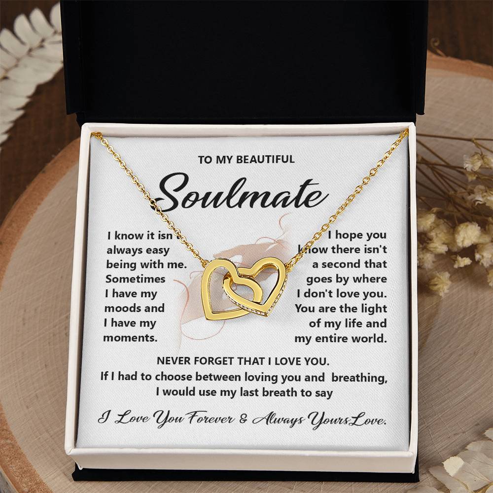 Soulmate Gift for Her with Forever Love Message Card