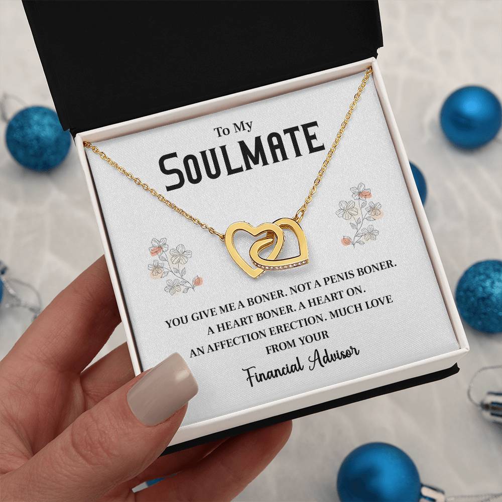Funny Soulmate Gift from Financial Advisor Necklace