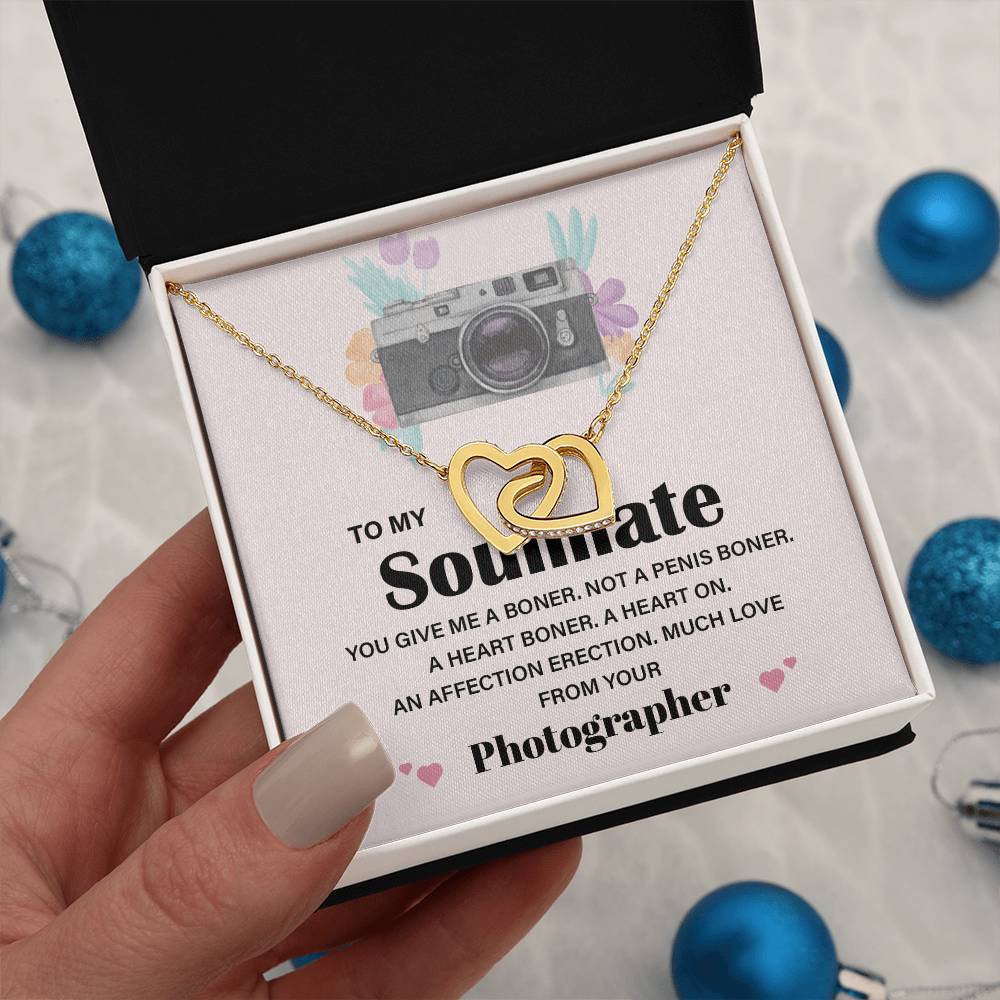 Photographer to Soulmate Funny Necklace Gift
