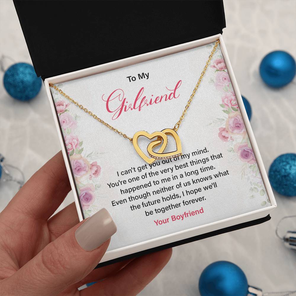 Romantic Girlfriend Necklace with Love Quote