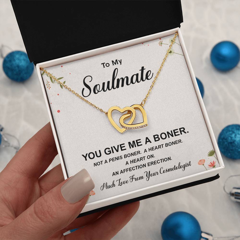 Funny Soulmate Necklace from Cosmetologist Gift