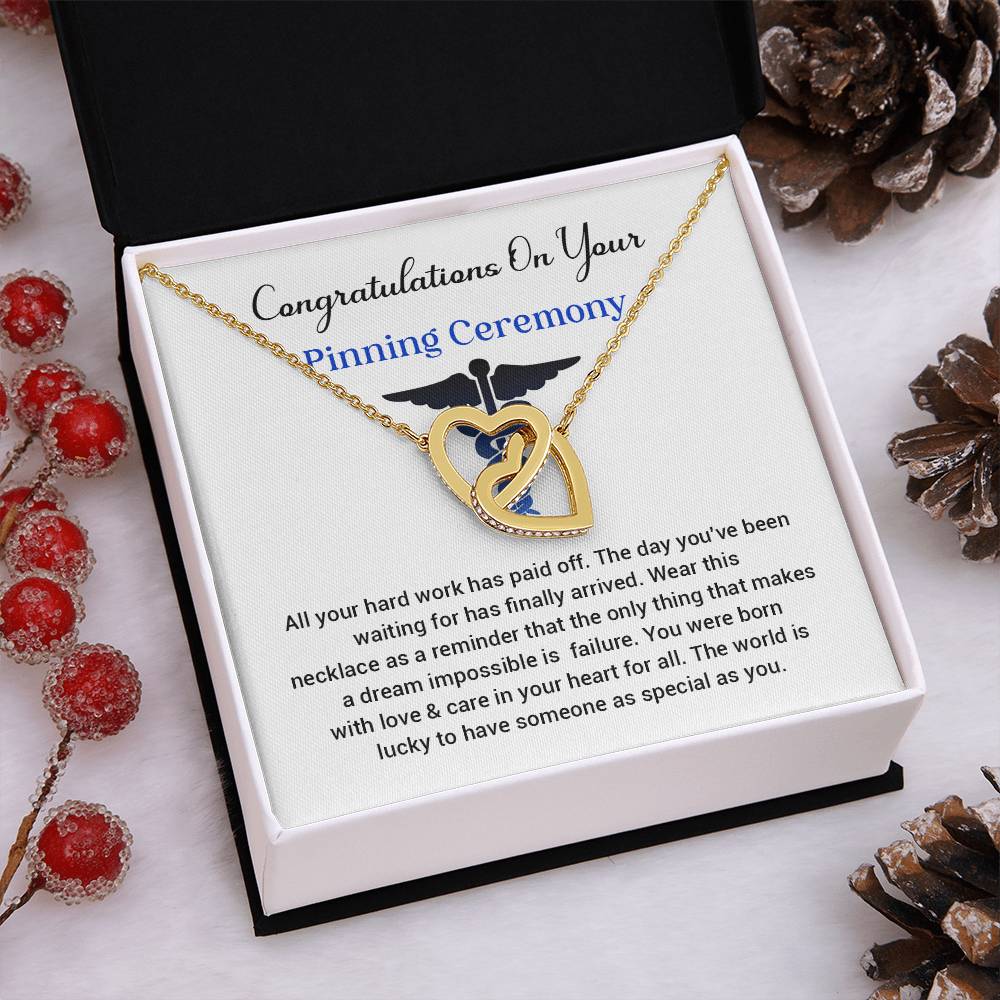 Congratulations On Your Pinning Ceremony Necklace Pinning Ceremony Necklace Gift Congratulations Pinning Ceremony Jewelry Pinning Ceremony Keepsake Necklace Special Heart Necklace Gift Gift For Graduates Pinning Ceremony