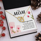 Mother Daughter Necklace Gift with Message Card Inside