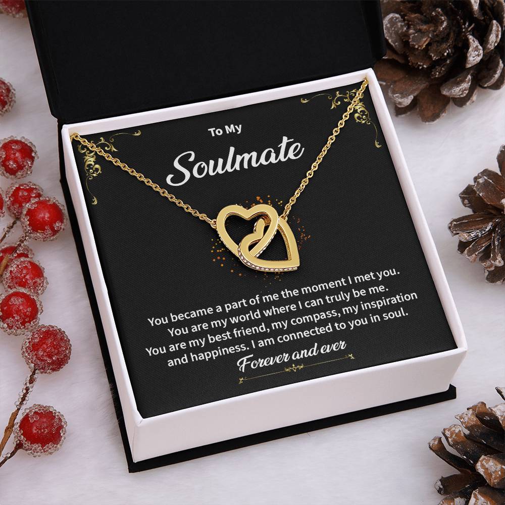 Interlocking Hearts Necklace – Soulmate Gift Box