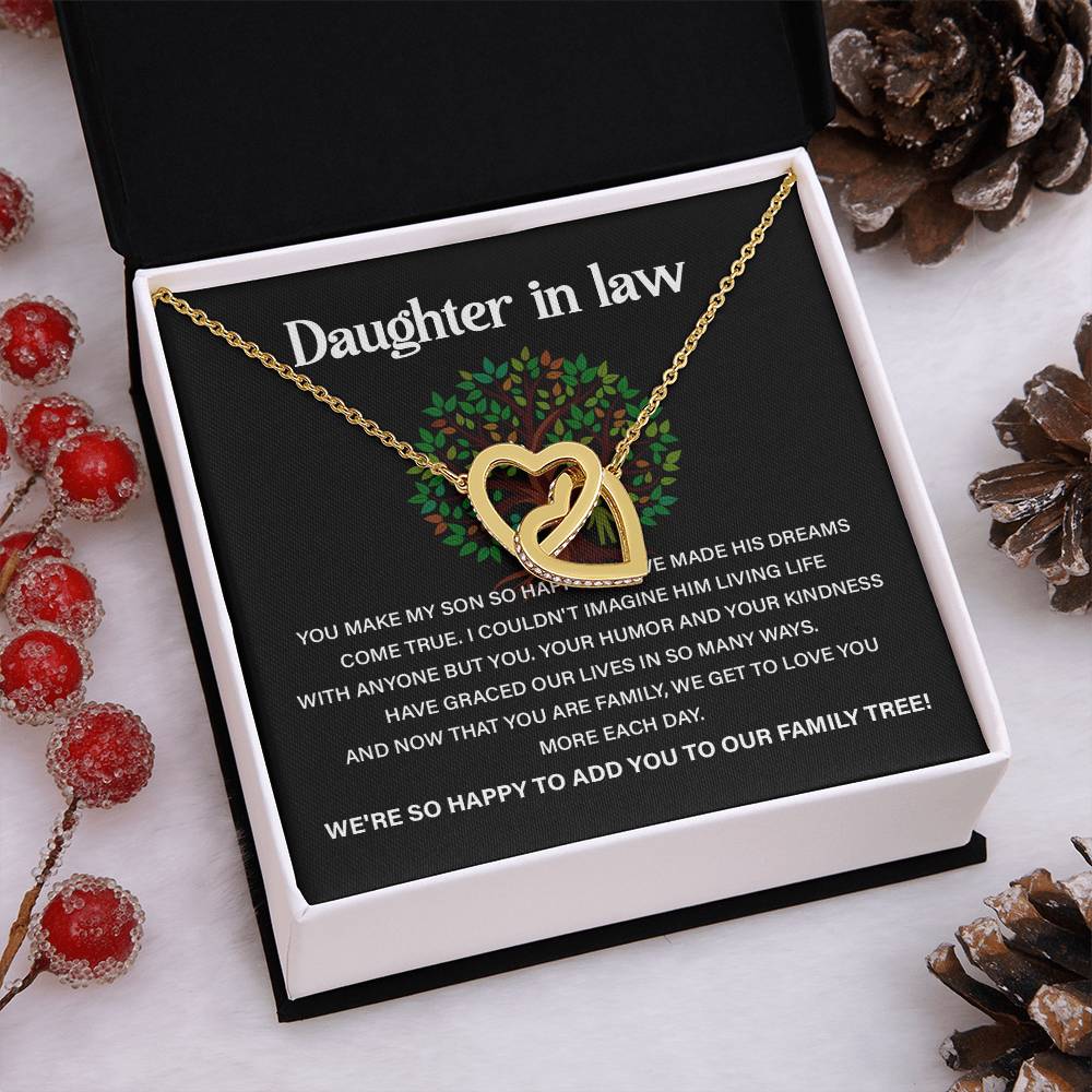 Daughter-in-law  Necklace For Daughter-in-law Loving Gift For Daughter-in-law Necklace For Daughter-in-law’s Happiness Gift For Daughter-in-law From Family Special Necklace For Daughter-in-law Gift For Daughter-in-law’s Marriage