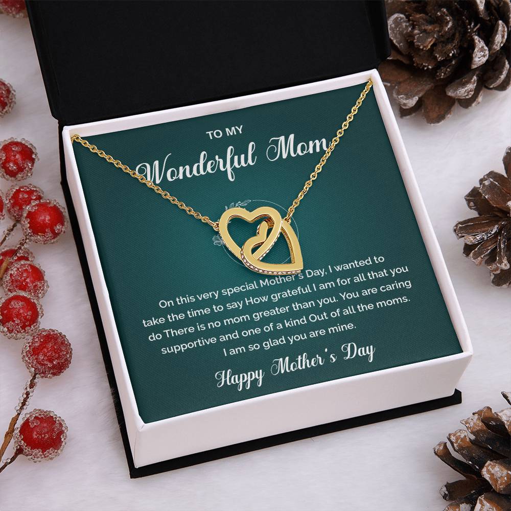 To My Wonderful Mom One-of-a-kind Mom Necklace Best Mom Ever Necklace Gratitude For Mom Necklace Spiritual Bond With Mom Necklace Heartfelt Message Necklace For Mom Wonderful Mom Necklace Gift Heartfelt Gift For Mom Gift For Mom