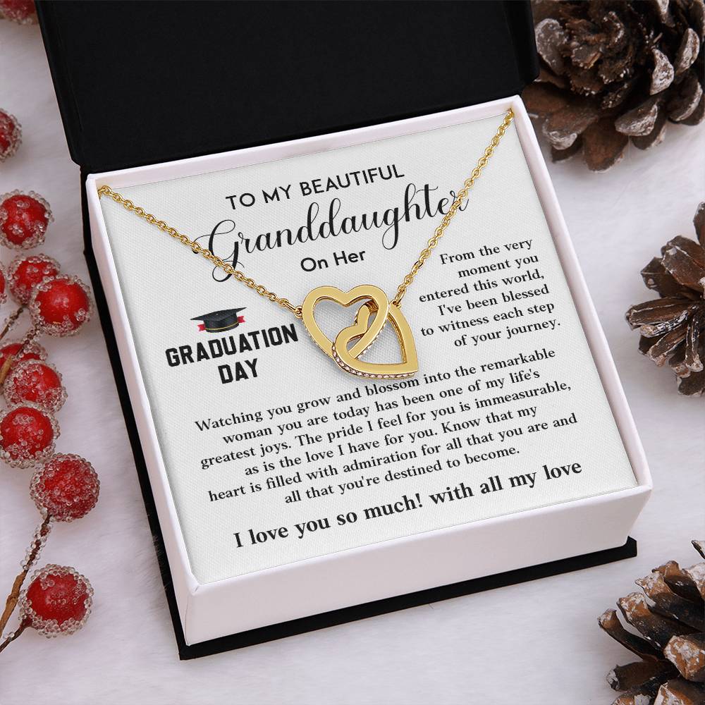 Graduation Day Necklace Gift for Granddaughter