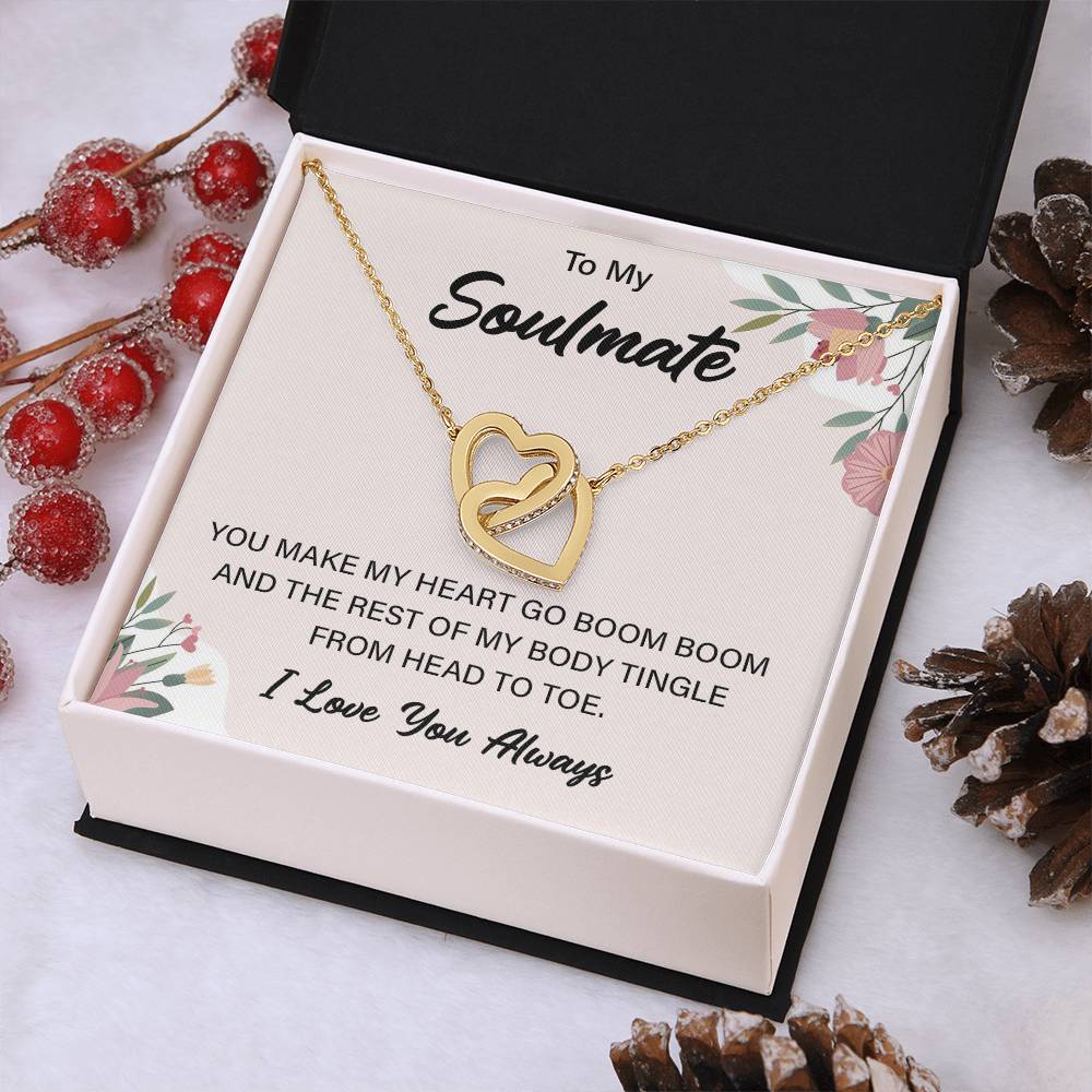 Romantic Soulmate Gift for Girlfriend – Message Card