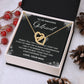 Amazing Girlfriend Necklace – Heart Pendant with Message Card