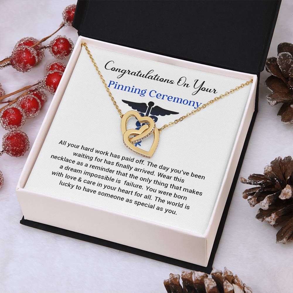 Congratulations On Your Pinning Ceremony Necklace Pinning Ceremony Necklace Gift Congratulations Pinning Ceremony Jewelry Pinning Ceremony Keepsake Necklace Special Heart Necklace Gift Gift For Graduates Pinning Ceremony