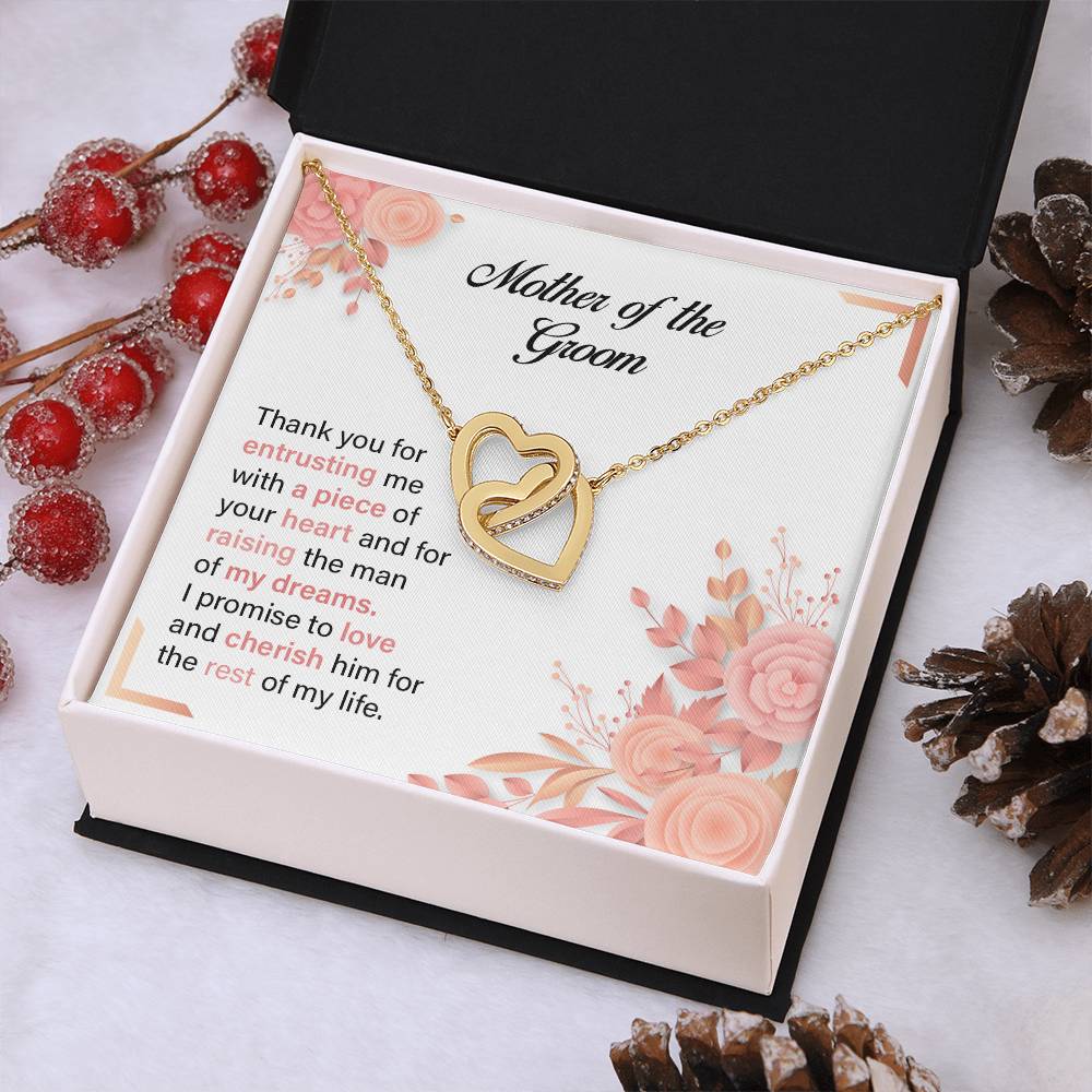 Sentimental Mother of Groom Jewelry With Message Card