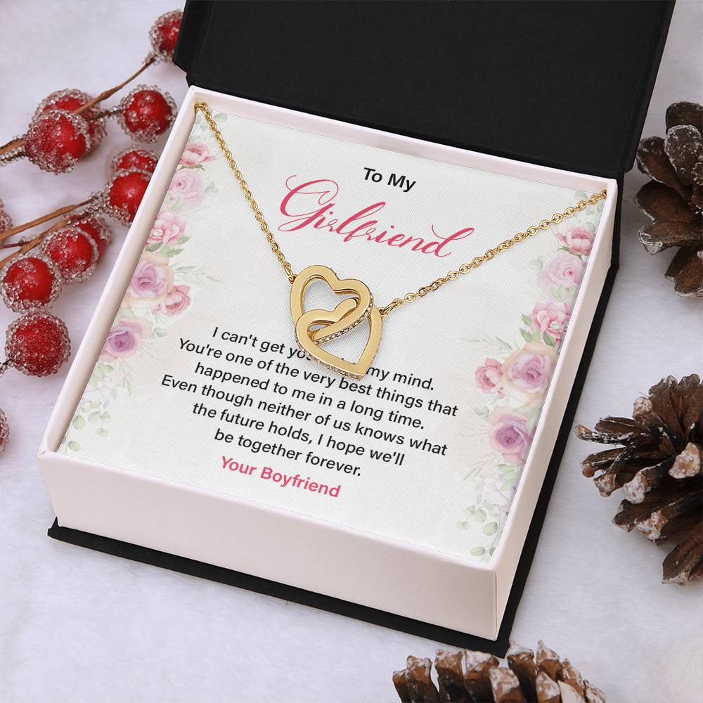 Romantic Girlfriend Necklace with Love Quote