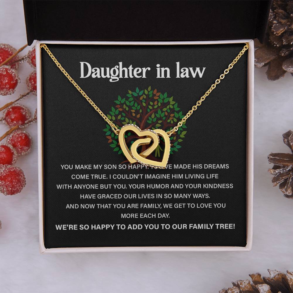 Daughter-in-law  Necklace For Daughter-in-law Loving Gift For Daughter-in-law Necklace For Daughter-in-law’s Happiness Gift For Daughter-in-law From Family Special Necklace For Daughter-in-law Gift For Daughter-in-law’s Marriage