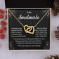 Soulmate Interlocking Hearts Necklace – Gift Box