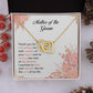 Sentimental Mother of Groom Jewelry With Message Card