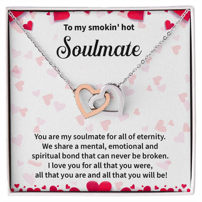 Soulmate Interlocking Hearts Gift with Message Card