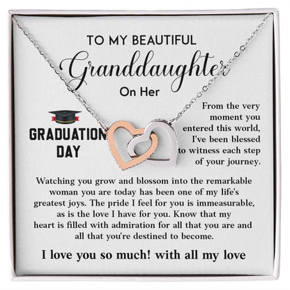 Graduation Day Necklace Gift for Granddaughter