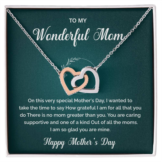 To my wonderful mom on this very special.
