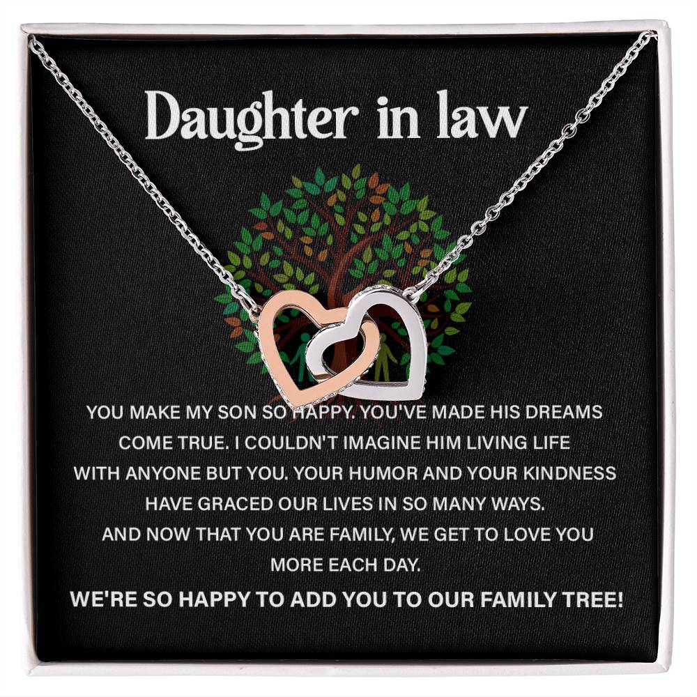 Daughter-in-law  Necklace For Daughter-in-law Loving Gift For Daughter-in-law Necklace For Daughter-in-law’s Happiness Gift For Daughter-in-law From Family Special Necklace For Daughter-in-law Gift For Daughter-in-law’s Marriage