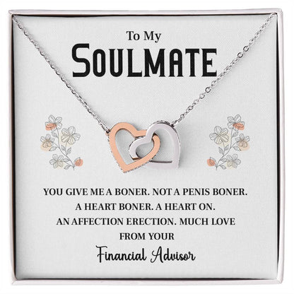 Funny Soulmate Gift from Financial Advisor Necklace