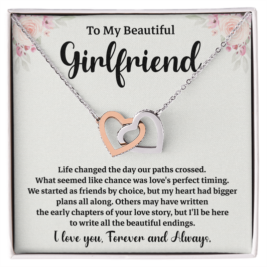To My Beautiful Girlfriend Romantic Gift with Emotional Message Card For Anniversary, Birthday or Anyday