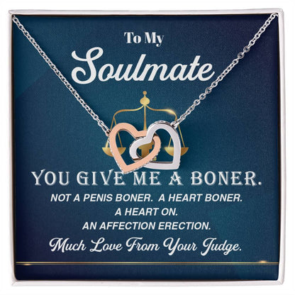 Funny Soulmate Necklace from Judge – Gift Box