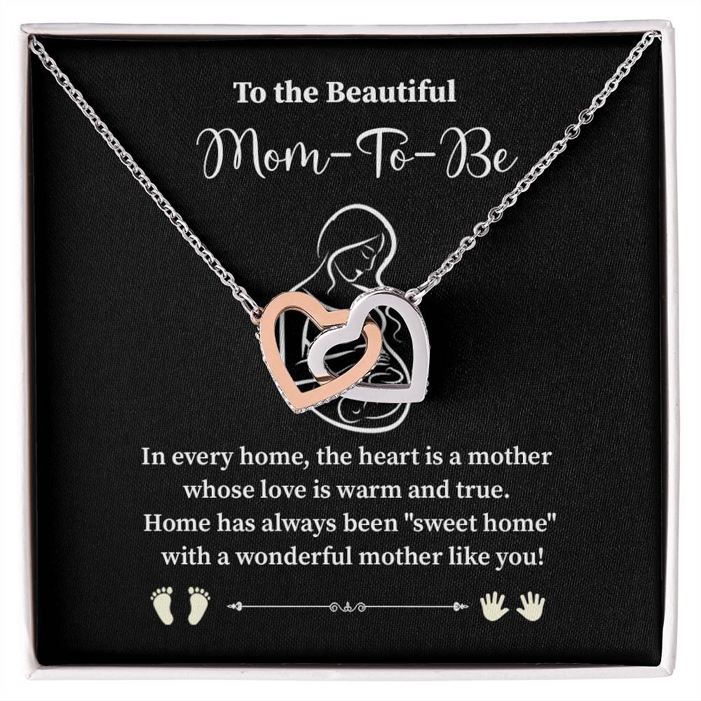 To The Beautiful Mom-to-be Heartfelt Necklace For Expecting Mothers Loving Jewelry For A New Mom Sweet Pendant Sentimental Gift For Mom-to-be Loving Pendant Appreciation Necklace Sentimental Pendant For Motherhood Sweet Pendant For A Growing Family