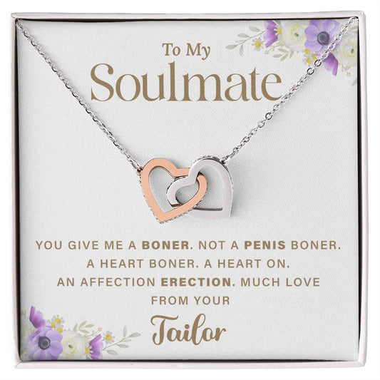 Tailor to Soulmate Funny Necklace Gift Box