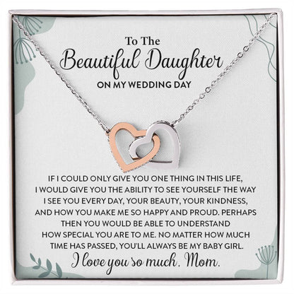 Wedding Gift for Daughter – Linked Hearts Necklace