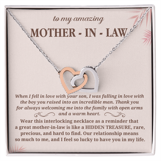 Mother-in-Law Necklace Gift With Sentimental Note