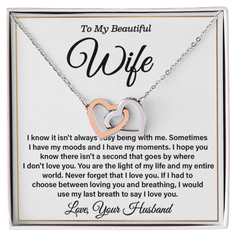 Romantic Gift For Wife From Husband With Loving Message Card